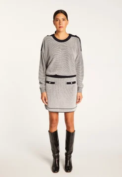 Montagut Short skirt in wool and velvet - Regina