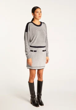 Montagut Short skirt in wool and velvet - Regina