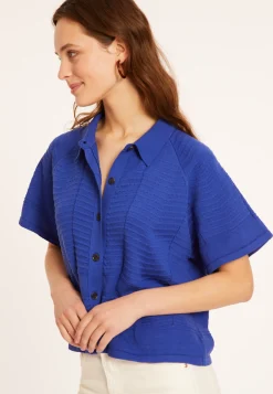 Montagut Short sleeve cotton blouse - Medina