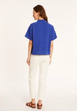 Montagut Short sleeve cotton blouse - Medina