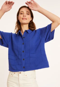 Montagut Short sleeve cotton blouse - Medina