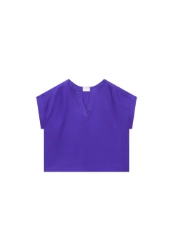 Montagut Short sleeve linen blouse - Virginie