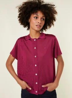 Montagut Short sleeve patterned blouse - Eloise