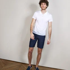 Montagut Short sleeve polo shirt in Fil Lumière - Babar