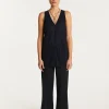 Montagut Short sleeved slub linen vest - Dara