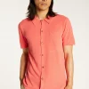 Montagut Short-sleeved brushed cotton shirt - Dominique