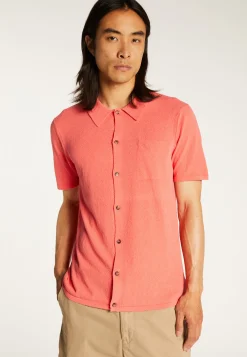 Montagut Short-sleeved brushed cotton shirt - Dominique