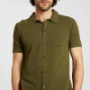 Montagut Short-sleeved brushed cotton shirt - Dominique