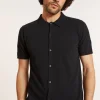 Montagut Short-sleeved brushed cotton shirt - Dominique