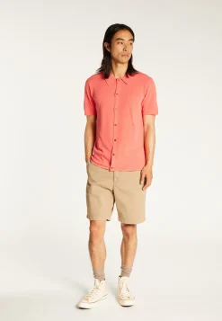 Montagut Short-sleeved brushed cotton shirt - Dominique