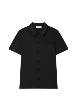 Montagut Short-sleeved brushed cotton shirt - Dominique