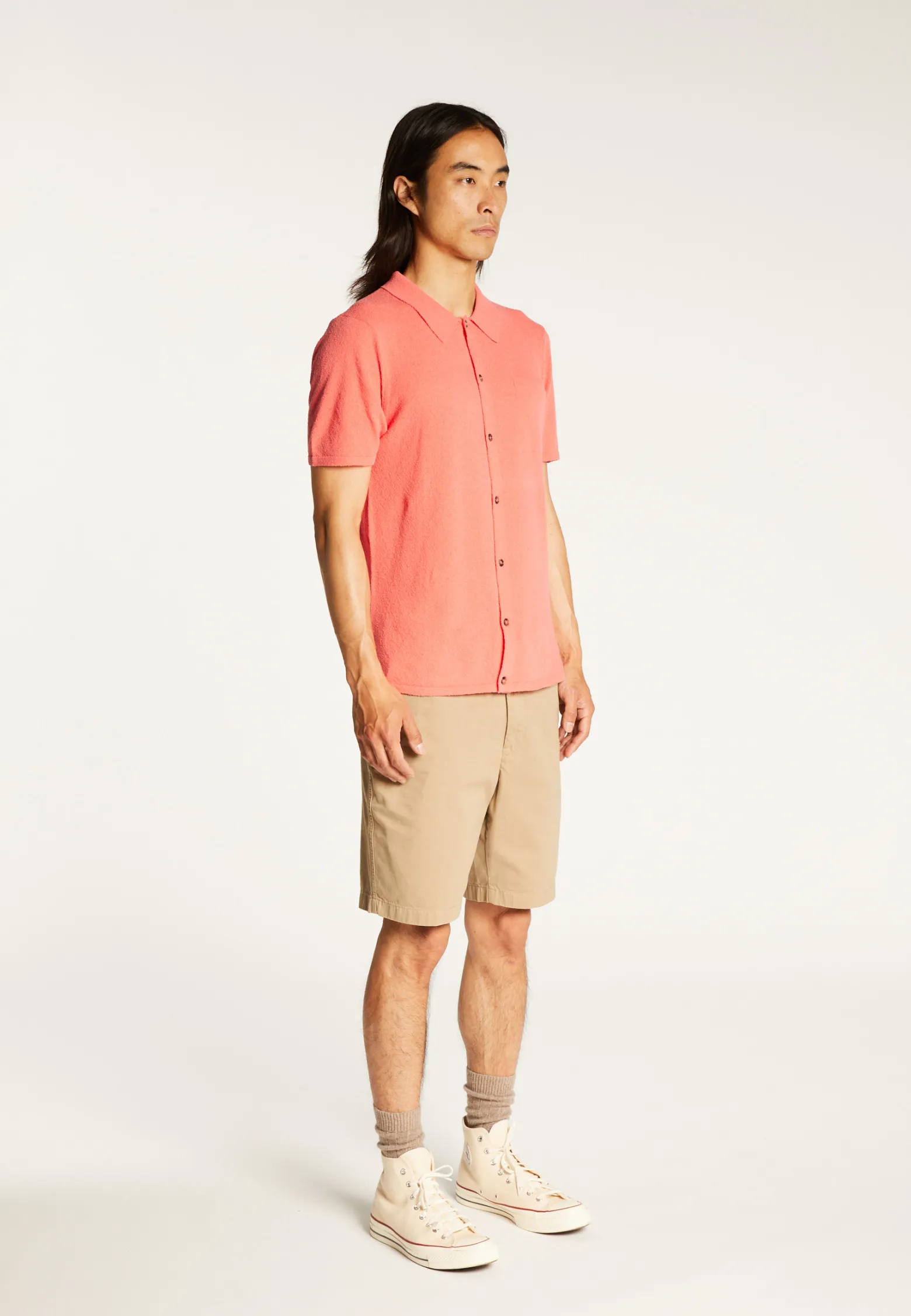 Montagut Short-sleeved brushed cotton shirt - Dominique