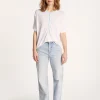 Montagut Short-sleeved cotton and linen cardigan - Lauria