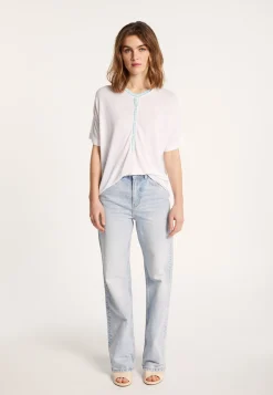 Montagut Short-sleeved cotton and linen cardigan - Lauria