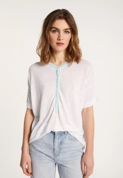 Montagut Short-sleeved cotton and linen cardigan - Lauria