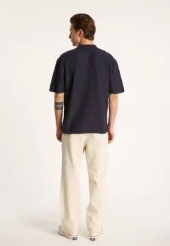 Montagut Short-sleeved cotton and linen shirt - Igino