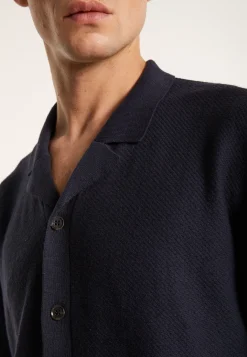 Montagut Short-sleeved cotton and linen shirt - Igino