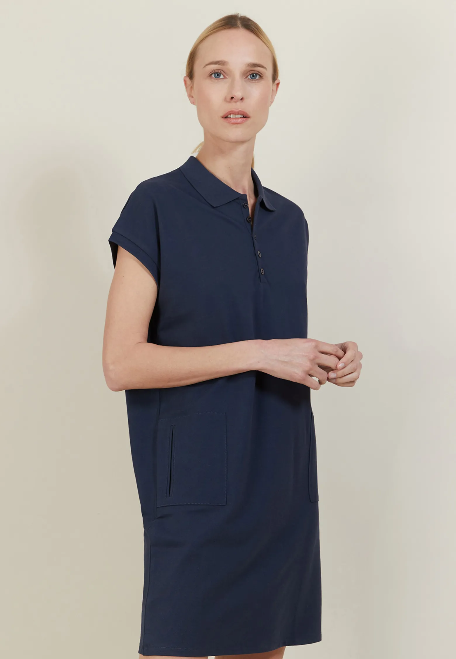 Montagut Short-sleeved cotton dress - Angy