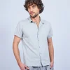 Montagut Short-sleeved cotton shirt - LAURIER