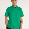 Montagut Short-sleeved cotton shirt - LAURIER