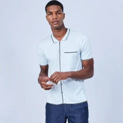 Montagut Short-sleeved cotton shirt - LILIAN