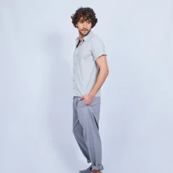 Montagut Short-sleeved cotton shirt - LAURIER