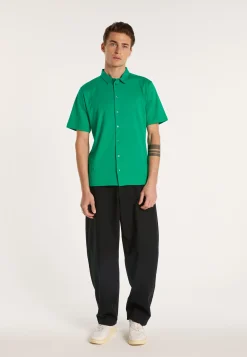 Montagut Short-sleeved cotton shirt - LAURIER