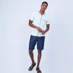 Montagut Short-sleeved cotton shirt - LILIAN
