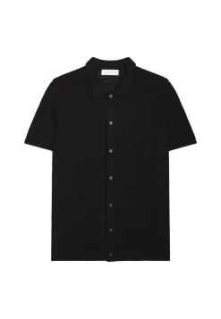 Montagut Short-sleeved flamed linen shirt - Icarus