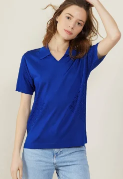 Montagut Short-sleeved patterned polo shirt - Angie