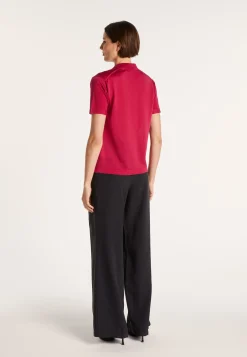 Montagut Short-sleeved patterned T-shirt in Fil Lumière - Evy