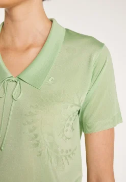 Montagut Short-sleeved patterned T-shirt in Fil Lumière - Evy