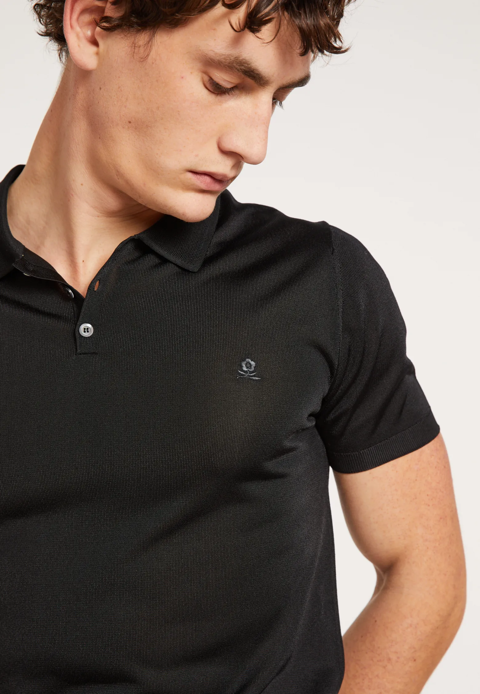 Montagut Short-sleeved polo shirt in Fil lumiere - Babar