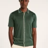 Montagut Short-sleeved shirt in Fil Lumière - Roman