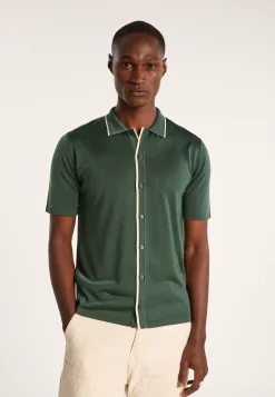 Montagut Short-sleeved shirt in Fil Lumière - Roman