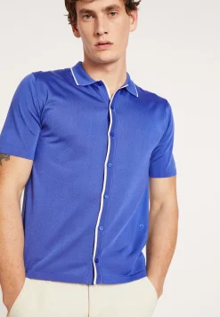 Montagut Short-sleeved shirt in Fil Lumière - Roman