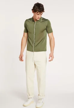 Montagut Short-sleeved shirt in Fil Lumière - Roman