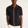 Montagut Short-sleeved shirt in Fil Lumière - Roman