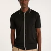 Montagut Short-sleeved shirt in Fil Lumière - Roman