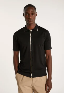 Montagut Short-sleeved shirt in Fil Lumière - Roman