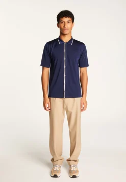 Montagut Short-sleeved shirt in Fil Lumière - Roman