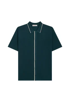 Montagut Short-sleeved shirt in Fil Lumière - Roman