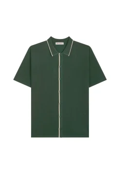 Montagut Short-sleeved shirt in Fil Lumière - Roman