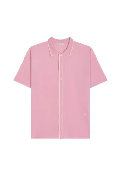 Montagut Short-sleeved shirt in Fil Lumière - Roman