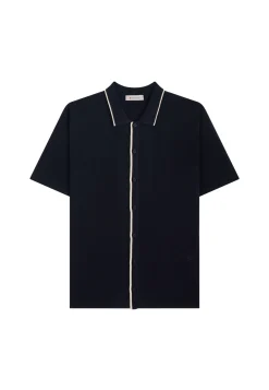 Montagut Short-sleeved shirt in Fil Lumière - Roman