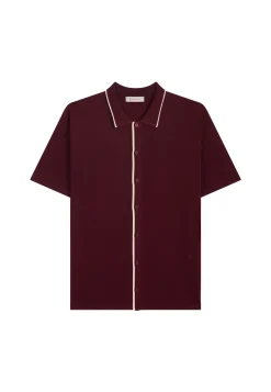 Montagut Short-sleeved shirt in Fil Lumière - Roman