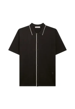 Montagut Short-sleeved shirt in Fil Lumière - Roman