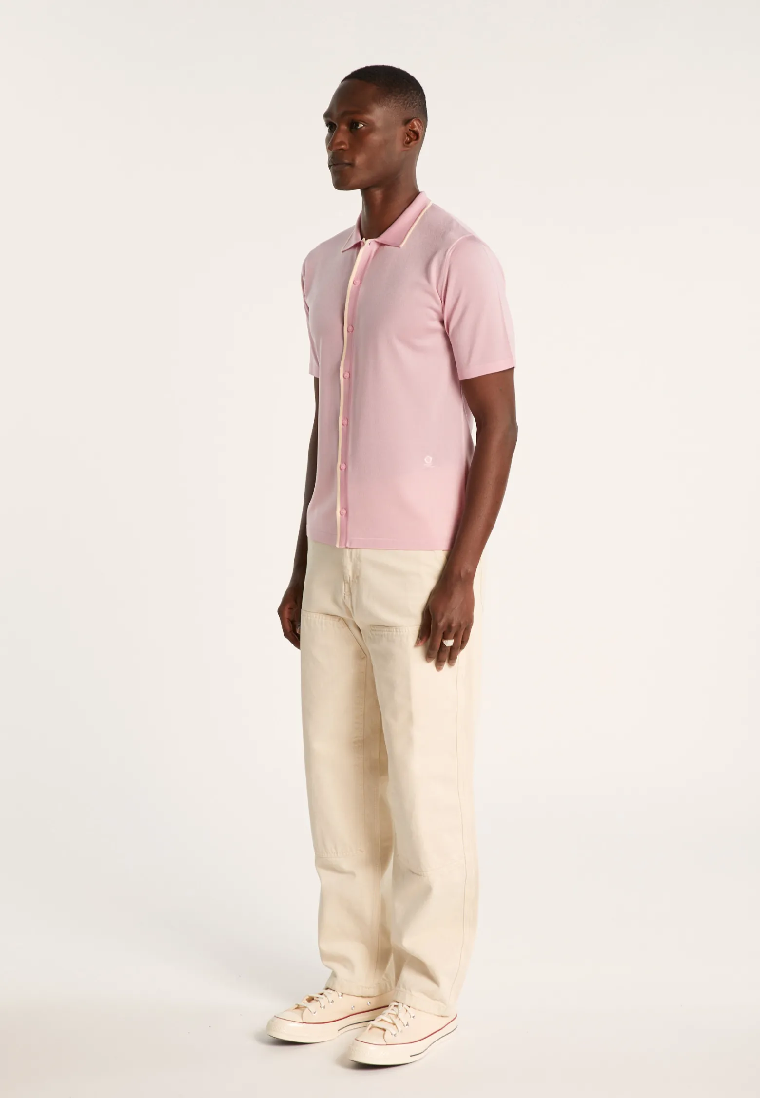 Montagut Short-sleeved shirt in Fil Lumière - Roman