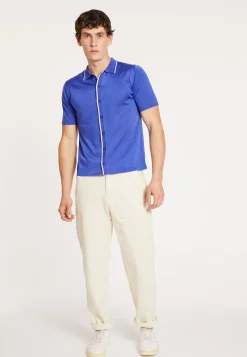Montagut Short-sleeved shirt in Fil Lumière - Roman