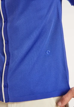 Montagut Short-sleeved shirt in Fil Lumière - Roman